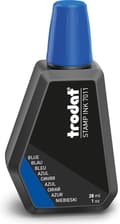 Miniatyrbild 3 av 4: Trodat 7011 refill stämpelbläck för bläckkuddar 28 ml. - blått