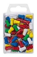 Miniatyrbillede 1 af 2: 50 WEDO pins assorterede farver (56499)
