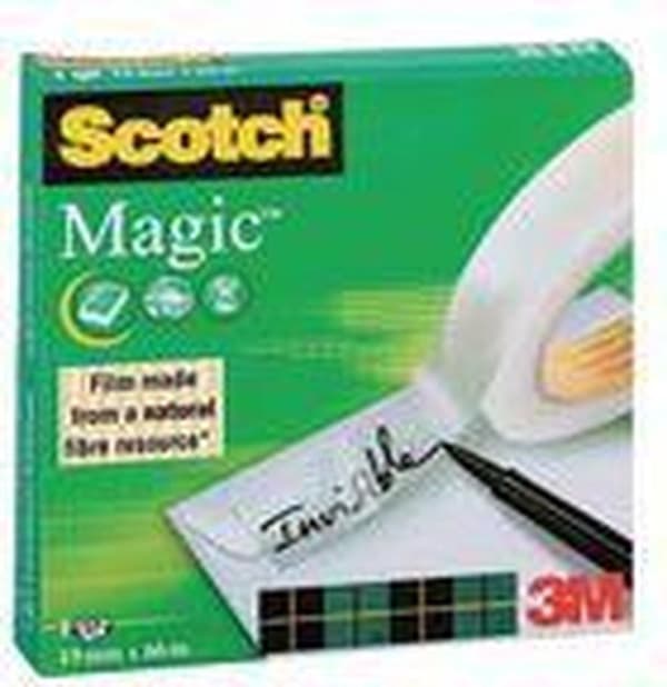 Scotch Magic Tape- 810 - 19mm x 66m - Usynlig