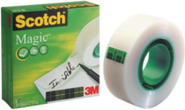 Scotch Magic Tape- 810 - 19mm x 66m - Usynlig