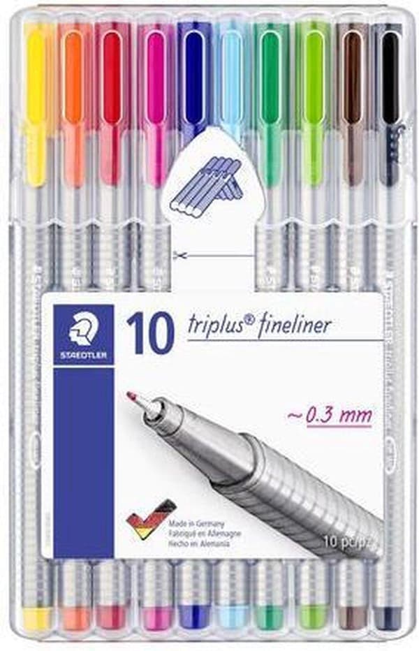 Triplus fineliner - Æske 10 stk