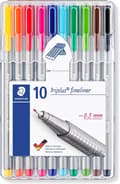 Miniatyrbillede 2 af 11: Triplus fineliner - Æske 10 stk