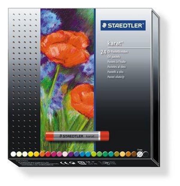 karaatin öljypastelli 11 mm - setti 24 kpl