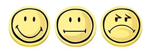 magnetoplan 1111564 moderation kort smiley negativ