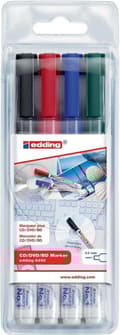 Miniatyrbild 7 av 7: Edding 8400 cd markör assorterad - 4 stycken