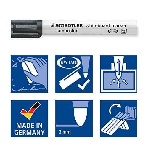 4 STAEDTLER 351WP4-9X tussitaulu musta 2,0 mm
