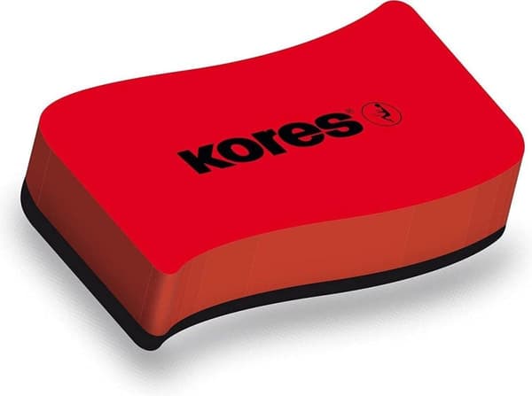 Whiteboard & flipover tuscher Kores XW2, mejselspids 3-5 mm 4 stykker og viskelæder
