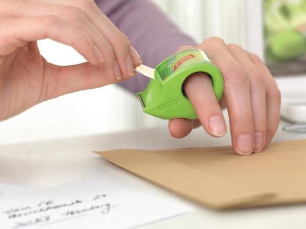 TESA 58241 tejpdispenser Plastic Green - 1 rulle och 2x tejp