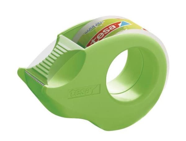 TESA 58241 tejpdispenser Plastic Green - 1 rulle och 2x tejp