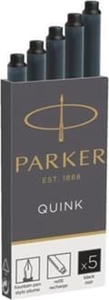 Miniatyrbillede 3 af 3: Parker blækpatroner Quink sort