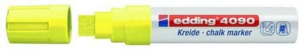 Edding 4090 Vinduesmarkør Chalk Marker Neongul