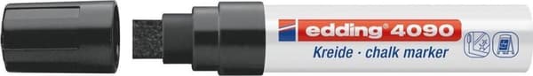 Edding 4090 Vinduesmarkør Chalk Marker sort