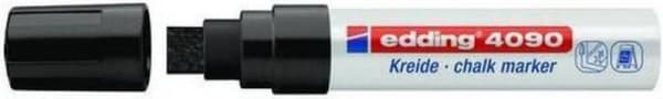 Edding 4090 Vinduesmarkør Chalk Marker sort