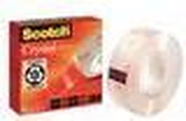Scotch® kristallklart tejp, 19 mm x 66 m