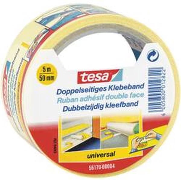 Tesa kaksipuolinen teippi - Mattoteippi - 50 mm x 5 m