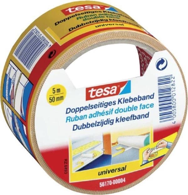 Tesa kaksipuolinen teippi - Mattoteippi - 50 mm x 5 m