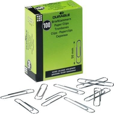 Holdbar 122425 metal 100 stk. papirclips (1224-25)