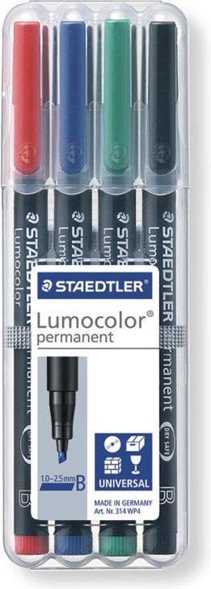Lumocolor B permanent - Box 4 st