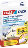 Pikkukuva 2 / 3: Liimatyyny Tesa tack kaksipuolinen läpinäkyvä 72 kpl