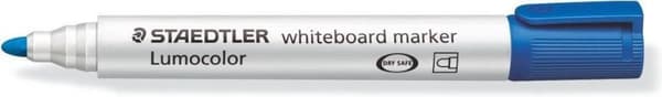 Lumocolor whiteboard tusch rund spids - æske 4 stk