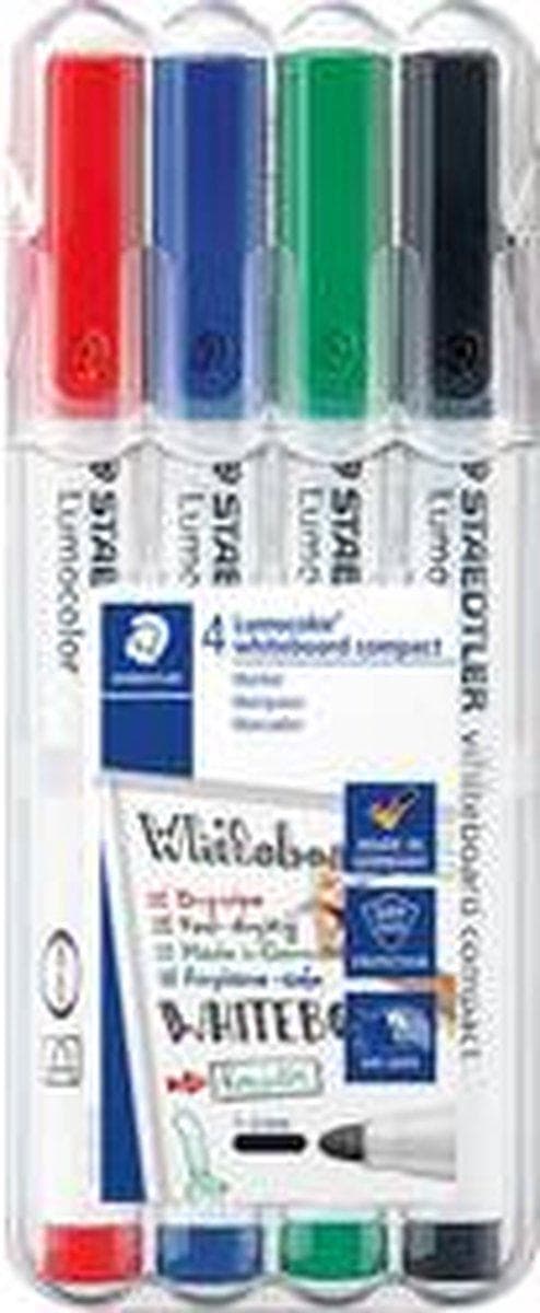 Lumocolor whiteboard kompakt - Æske 4 stk