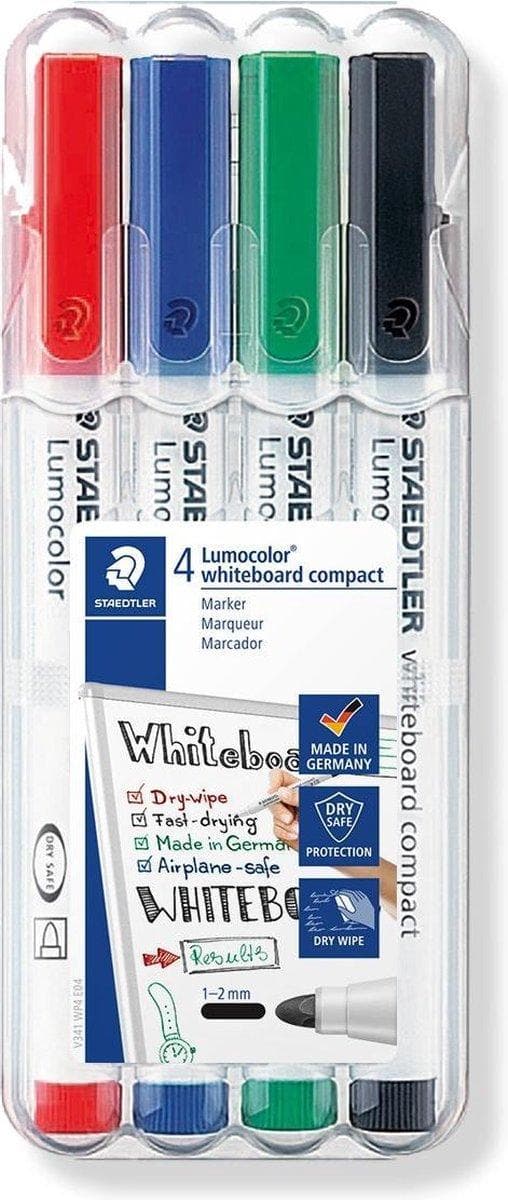 Lumocolor whiteboard kompakt - Æske 4 stk
