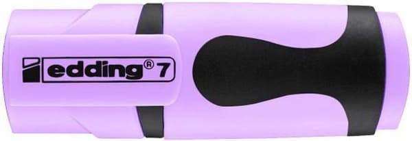 Edding 7 - mini pastelfarver - blister med 5 lommetusser - tuscher i pastelfarver (gul, grøn, blå, lilla, pink) - variabel spidstykkelse 1-3 mm