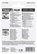 Miniatyrbild 2 av 6: tesafilm dubbelsidig i en förpackning om 2 - dubbelsidig självhäftande film för foton, papper och lätt kartong - transparent - 12 mm bred, 2 x 7,5 m