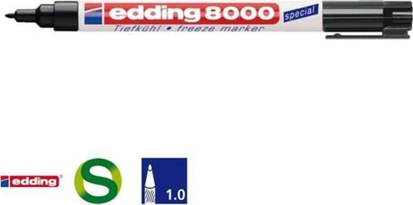 edding Frozen marker 8000 1 mm, musta