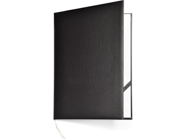 Argo Diploma deksel 220x310mm ARGO ELEGANT 220217 svart myk skinnfiner 10stk