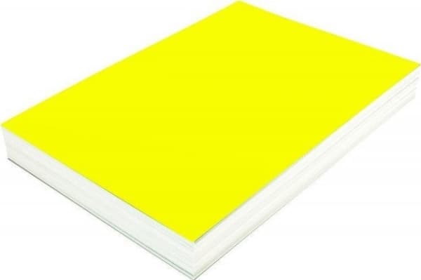 Argo Blank innbindingskartong A4 ARGO CHROMOLUX 408071 gul 250g/m2 100 ark