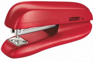 Rapid F6, 20 ark, Röd, Standardnitar, 24/6, 26/6, ABS, Metall, 5,5 cm