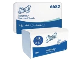 Scott Papierhandtuch 6682 Interfold 1lg. blau 15x240Bl./Pack. (6682)