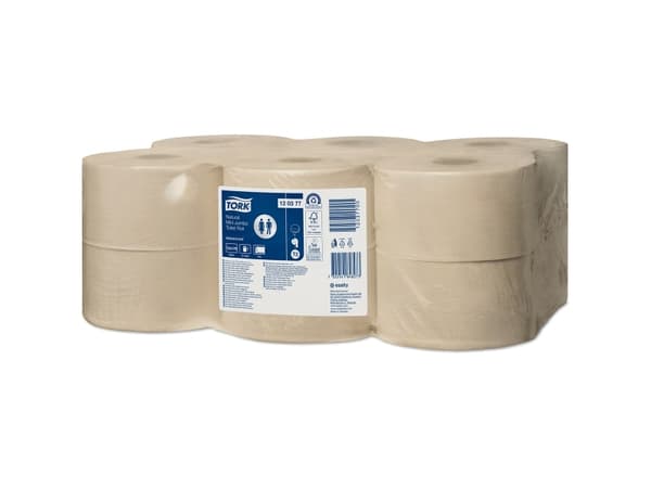 WC-paperi Tork Jumbo Mini T2 170 m 2-kertainen Nature,12 rl/krt
