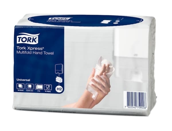 Tork 130299, Resirkulert fiber, Naturlig, 560 mm, 560 mm, 212 mm, 9 kg