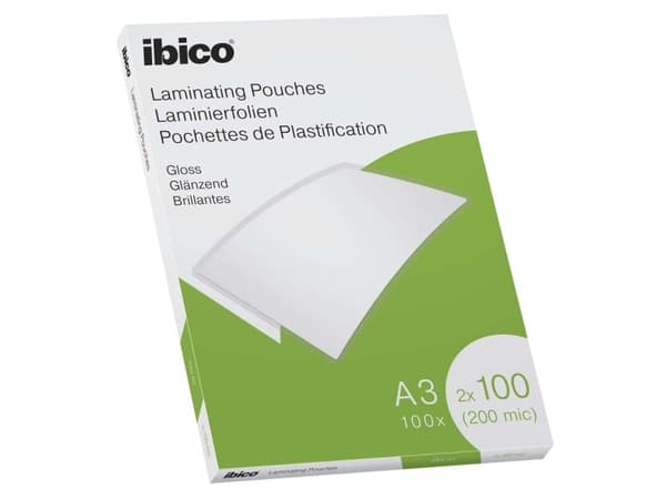 Ibico 627320, A3, Gjennomsiktig, 100 µm, Blank, 303 mm, 426 mm