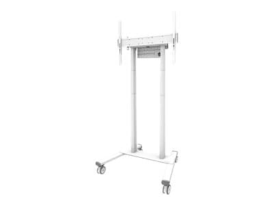 Neomounts FL55-875WH1 - Vogn - for flatpanel - motordrevet - låsbar - stål - hvit - skjermstørrelse: 55"-100" - for Neomounts AV1-875BL