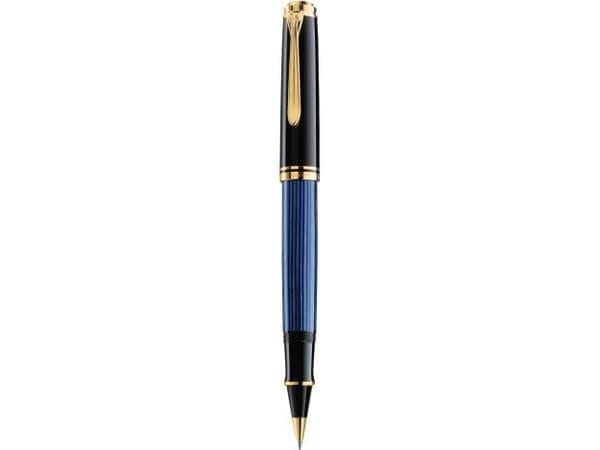 Pelikan Souverän 400, Stiftpenna, Svart, Blå, Guld, Svart, Extra tunn, Ambidextrous, Tyskland