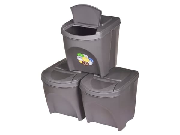 Prosperplast SORTIBOX Rektangulær Grå Plast