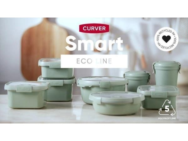 Curver LUNCH KIT Rund matbehållare för kök med lock