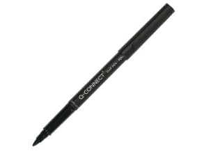 Sprit Tusch Marker permanent Q-Connect 1mm sort,10 stk/pk