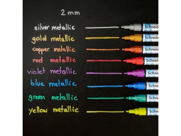 Schneider Metallic-markör SCHNEIDER Paint-It 011, 2 mm, kopparmetallic