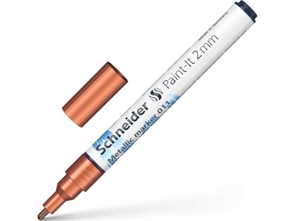 Schneider Metallic-markör SCHNEIDER Paint-It 011, 2 mm, kopparmetallic