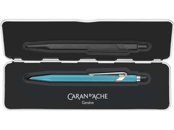 CARAN D'ACHE 849 Colormat-X kulspetspenna, M, i box, turkos