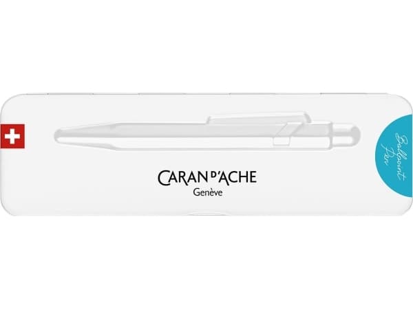 CARAN D'ACHE 849 Colormat-X kulspetspenna, M, i box, turkos