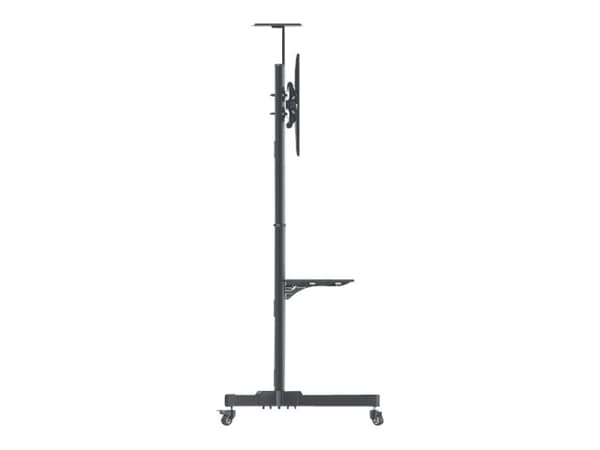 Manhattan TV &amp; Monitor Mount, Trolley Stand, 1 näyttö, Näyttökoot: 37-65 tuumaa, Musta, VESA 200x200 - 600x400mm, Max 40kg, LFD, elinikäinen taku