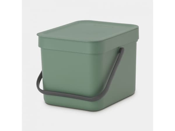 Brabantia 129841, 6 L, fyrkantig, plast, grön, 200 mm, 245 mm