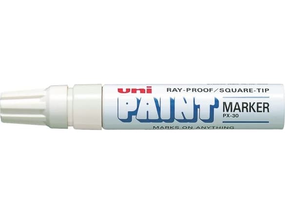 Uni Mitsubishi Pencil Oil Marker PX30 white (UN1058)