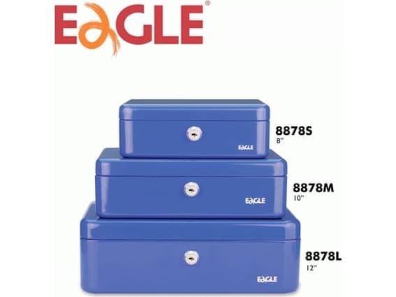 Eagle Pengeboks 8878L Blå