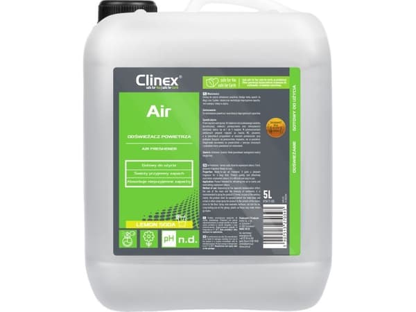 Clinex Effektiv luftfrisker sprayet på overflater CLINEX Air - Sitronsoda 5L Effektiv luftfrisker sprayet på overflater CLINEX Air - Sitronsoda 5L